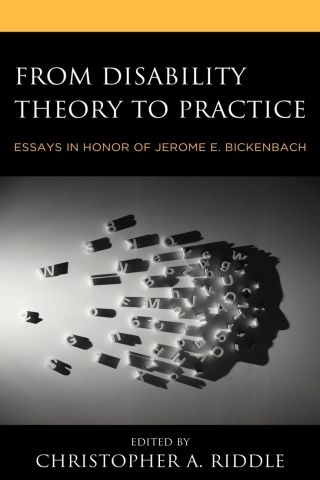 Cover image: From Disability Theory to Practice 1st edition 9780739189450