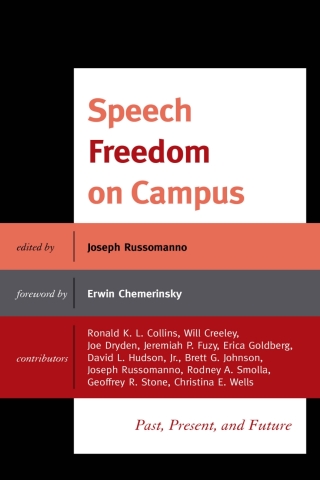 Cover image: Speech Freedom on Campus 1st edition 9781793623621