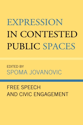 Imagen de portada: Expression in Contested Public Spaces 1st edition 9781793630933