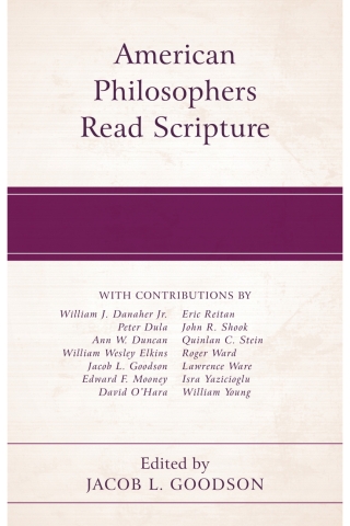Cover image: American Philosophers Read Scripture 1st edition 9781498537957