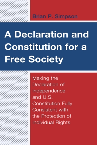 Omslagafbeelding: A Declaration and Constitution for a Free Society 1st edition 9781793612205