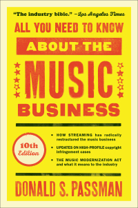 Cover image: All You Need to Know About the Music Business 10th edition 9781501122187