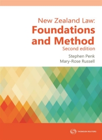 Cover image: New Zealand Law: Foundations and Method 2nd edition 9781988553221