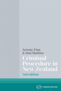 Cover image: Criminal Procedure in New Zealand 3rd edition 9781988591537