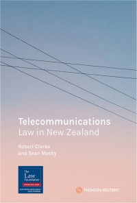 Cover image: Telecommunications Law in New Zealand 1st edition 9781990018473