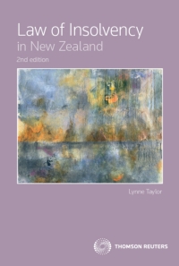 Cover image: Law of Insolvency in New Zealand 2nd edition 9781990018572