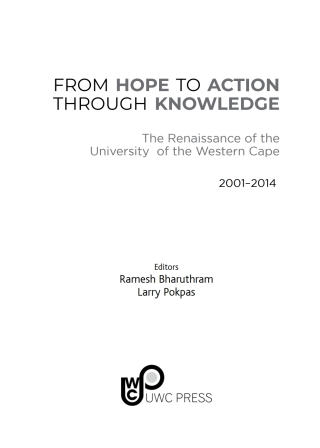 Cover image: From Hope to Action through Knowledge 1st edition 9781990995019