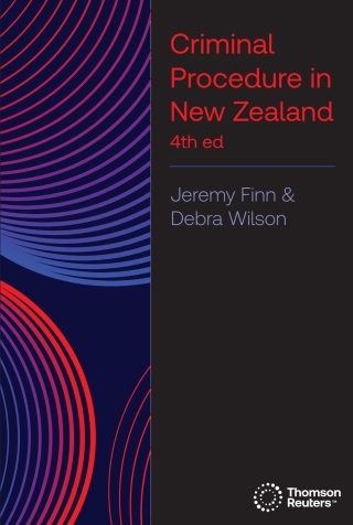 Cover image: Criminal Procedure in New Zealand 4th edition 9781991102140