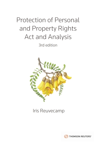 Imagen de portada: Protection of Personal and Property Rights Act 1988: Act and Analysis 3rd edition 9781991102287