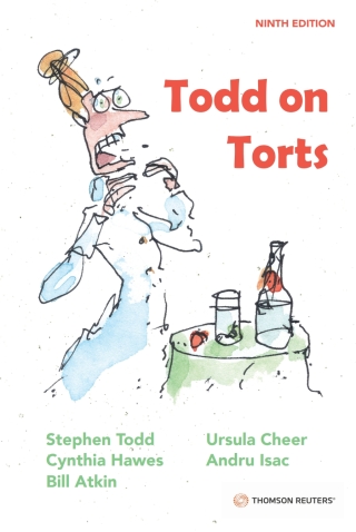 Cover image: Todd on Torts 9th edition 9781991102379