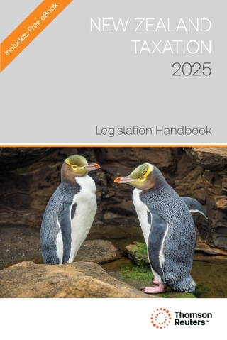 Cover image: New Zealand Taxation Legislation Handbook 2025 1st edition 9781991102812