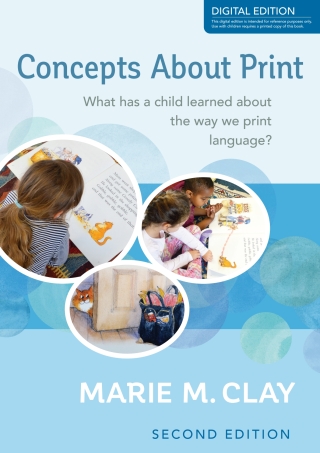 Omslagafbeelding: Concepts About Print: What has a child learned about the way we print language? 2nd edition 9781927293089