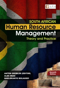 Cover image: South African Human Resource Management 7th edition 9781998962327