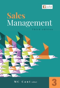 Cover image: Sales Management 3rd edition 14851327XA