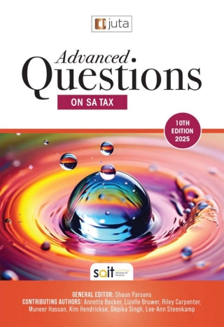 Cover image: Advanced Questions on SA Tax 10th edition 9781998963829