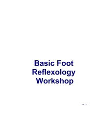 صورة الغلاف: Basic Foot Reflexology Workshop 1st edition 9781999515003