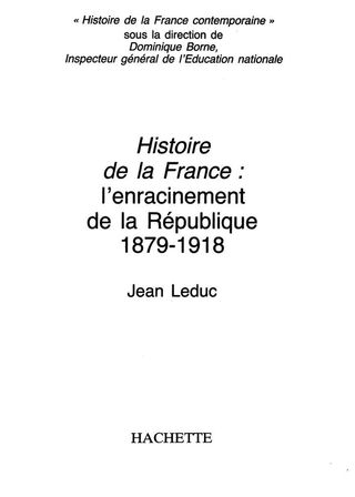 Cover image: L'Enracinement de la République - Edition 1991 - Ebook epub 9782010158537