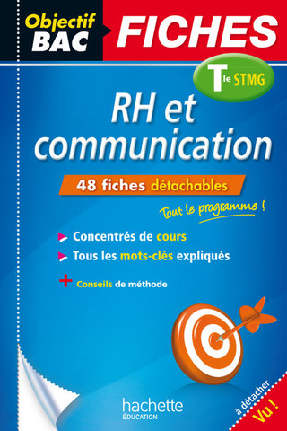 Cover image: Objectif Bac Fiches RH et Com Term STMG 9782012707658