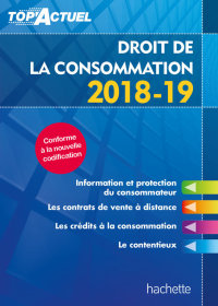Cover image: Top Actuel Droit de la consommation 2018-2019 9782017013730