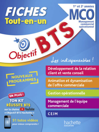 Cover image: Objectif BTS MCO -  Fiches Tout-en-un 9782017182023