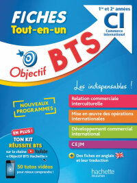 Cover image: Objectif BTS Commerce international -  Fiches Tout-en-un 9782017182016