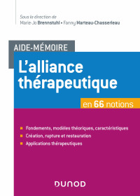 Cover image: Aide-Mémoire - L'alliance thérapeutique 9782100820887
