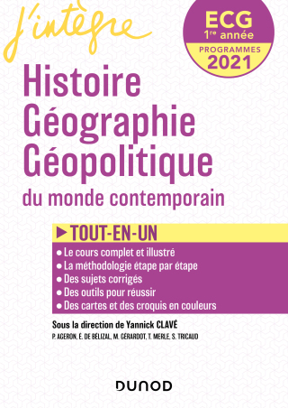 Cover image: ECG 1re année Histoire Géographie Géopolitique - 2021 - Tout-en-un 9782100826261