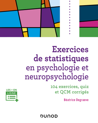 Cover image: Exercices de statistiques en psychologie et neuropsychologie 9782100841288