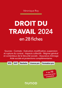 Cover image: Droit du travail 2024 en 28 fiches 6th edition 9782100862337