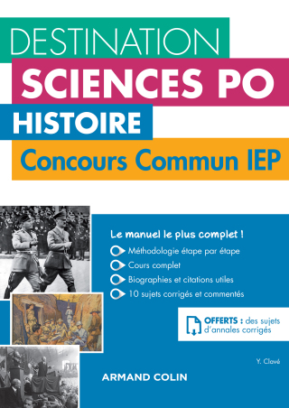 Cover image: Destination Sciences Po - Histoire Concours commun IEP 9782200624361