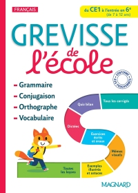 Cover image: Grevisse de l'école : Du CE1 à la 6e 1st edition 9782210764354