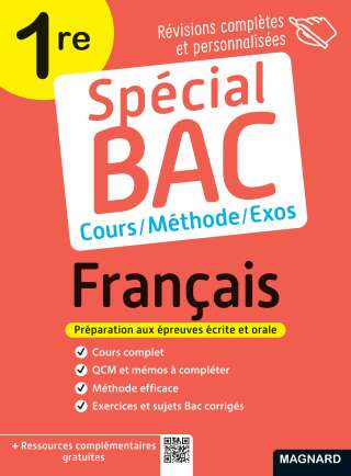 Cover image: Spécial Bac 2025 : Français - 1re - Cours, méthode, exos 1st edition 9782210774582