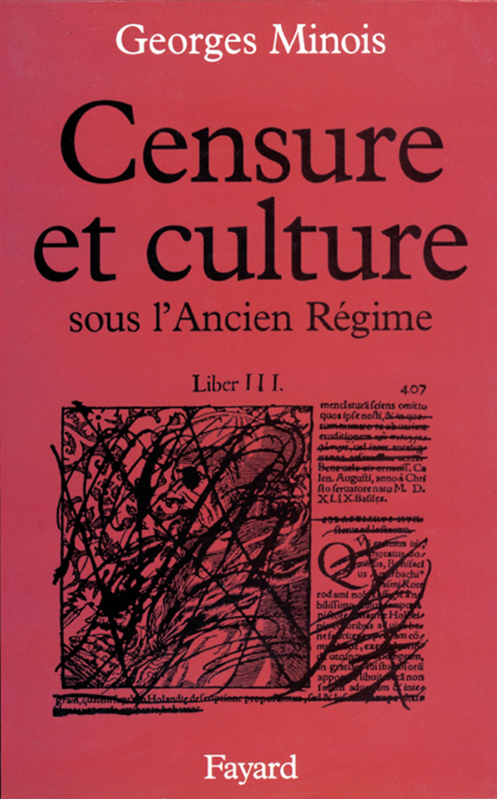 Censure et culture sous l’Ancien Régime