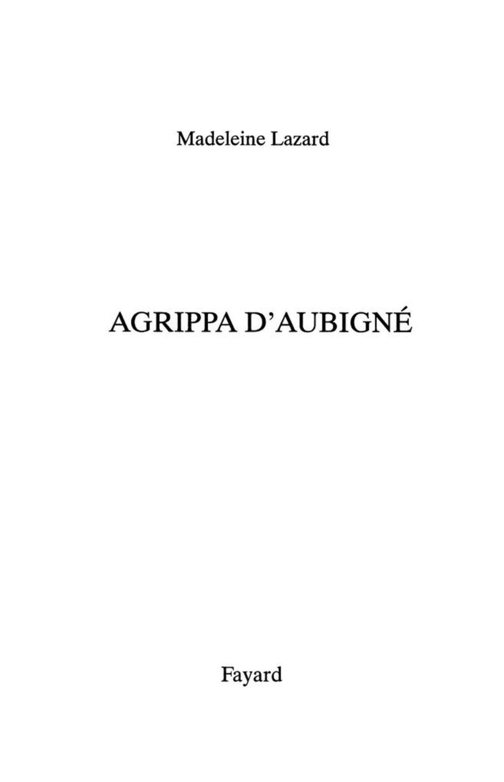 Agrippa d’Aubigné