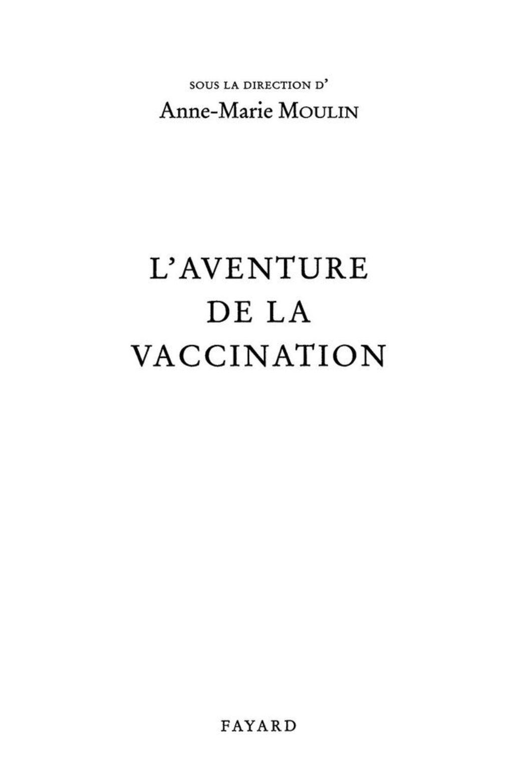 L’Aventure de la vaccination