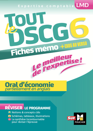 Cover image: Tout le DSCG 6 - Oral d'économie 9782216146192