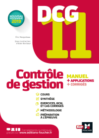 Cover image: DCG 11 - Contrôle de gestion - Manuel et applications 9782216152827