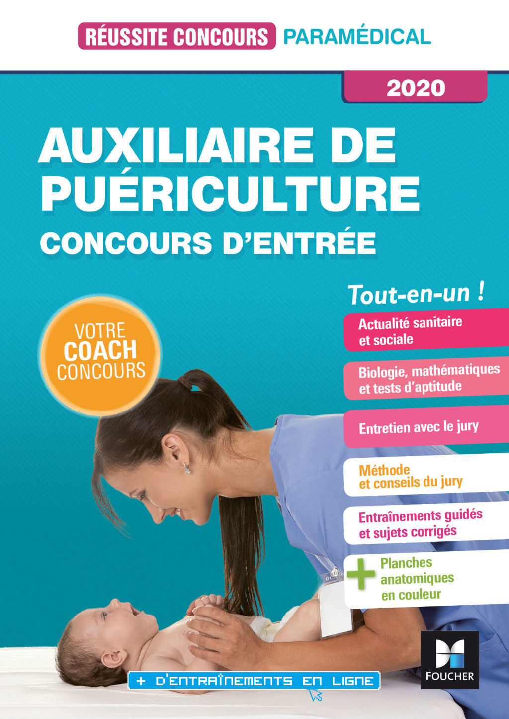 Réussite Concours – Auxiliaire de puériculture – Entrée en IFAP – 2020 – Préparation Complète