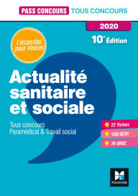 Cover image: Pass'Concours Actualité sanitaire et sociale - Révision et entraînement 9782216156917
