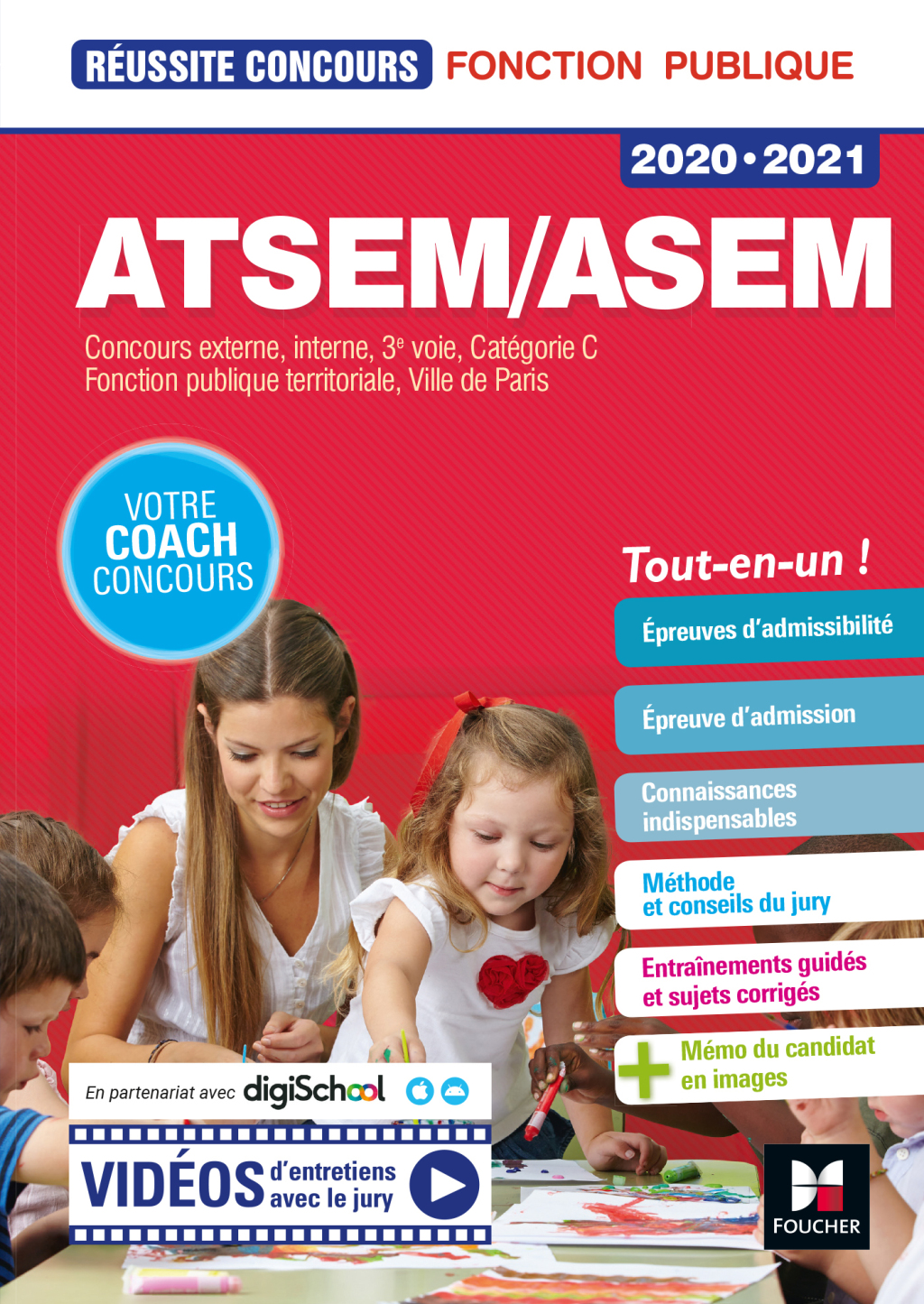 Réussite Concours ATSEM/ASEM 2020-2021 – Préparation complète