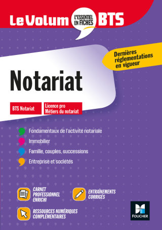 Cover image: Le Volum' BTS - BTS Notariat - Révision et entraînement 9782216158485