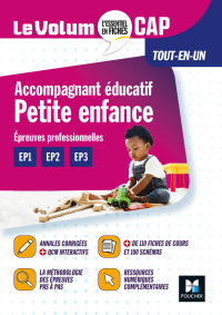 Cover image: Le Volum' CAP -  Accompagnant éducatif Petite enfance - Révision et Entraînement 9782216161355