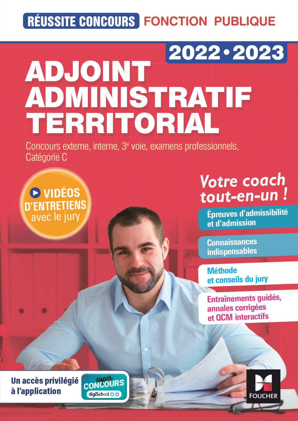 Réussite Concours – Adjoint administratif territorial – 2022-2023 – Préparation complète