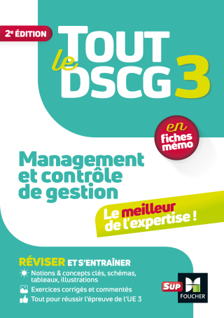 Cover image: Tout le DSCG 3 - Management et contrôle de gestion - Révision et entraînement 9782216162482