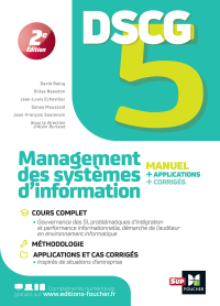 Cover image: DSCG 5 - Management des systèmes d'information - Manuel et applications 9782216164394