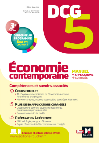 Cover image: DCG 5 - Economie contemporaine - Manuel et applications 9782216165728