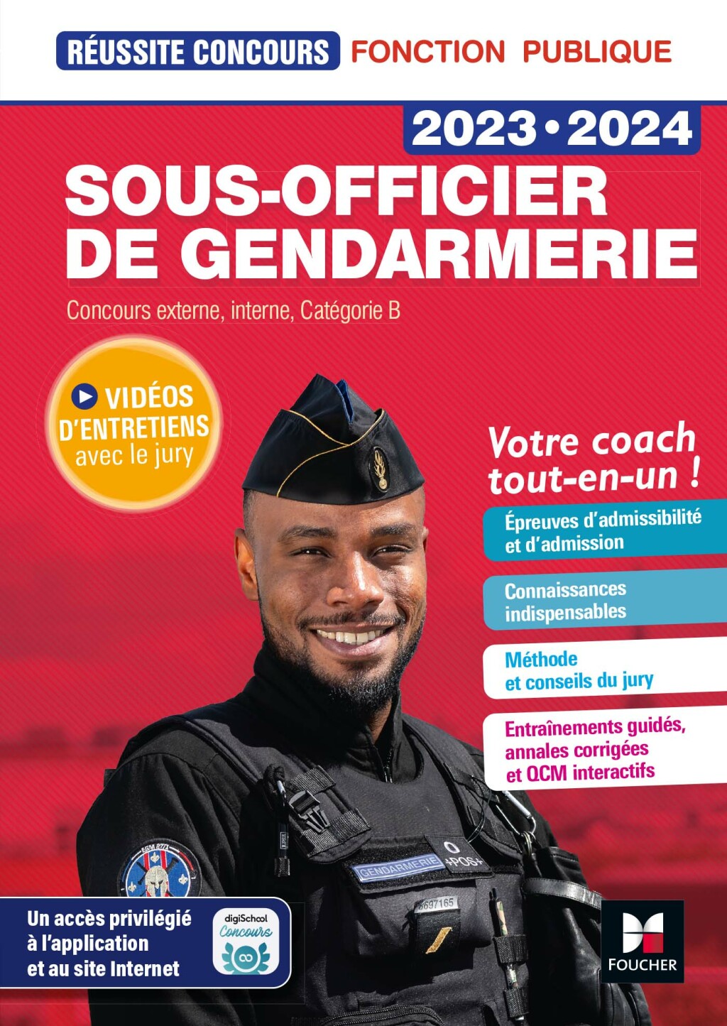 Réussite Concours – Sous-officier de gendarmerie – 2023-2024- Préparation complète