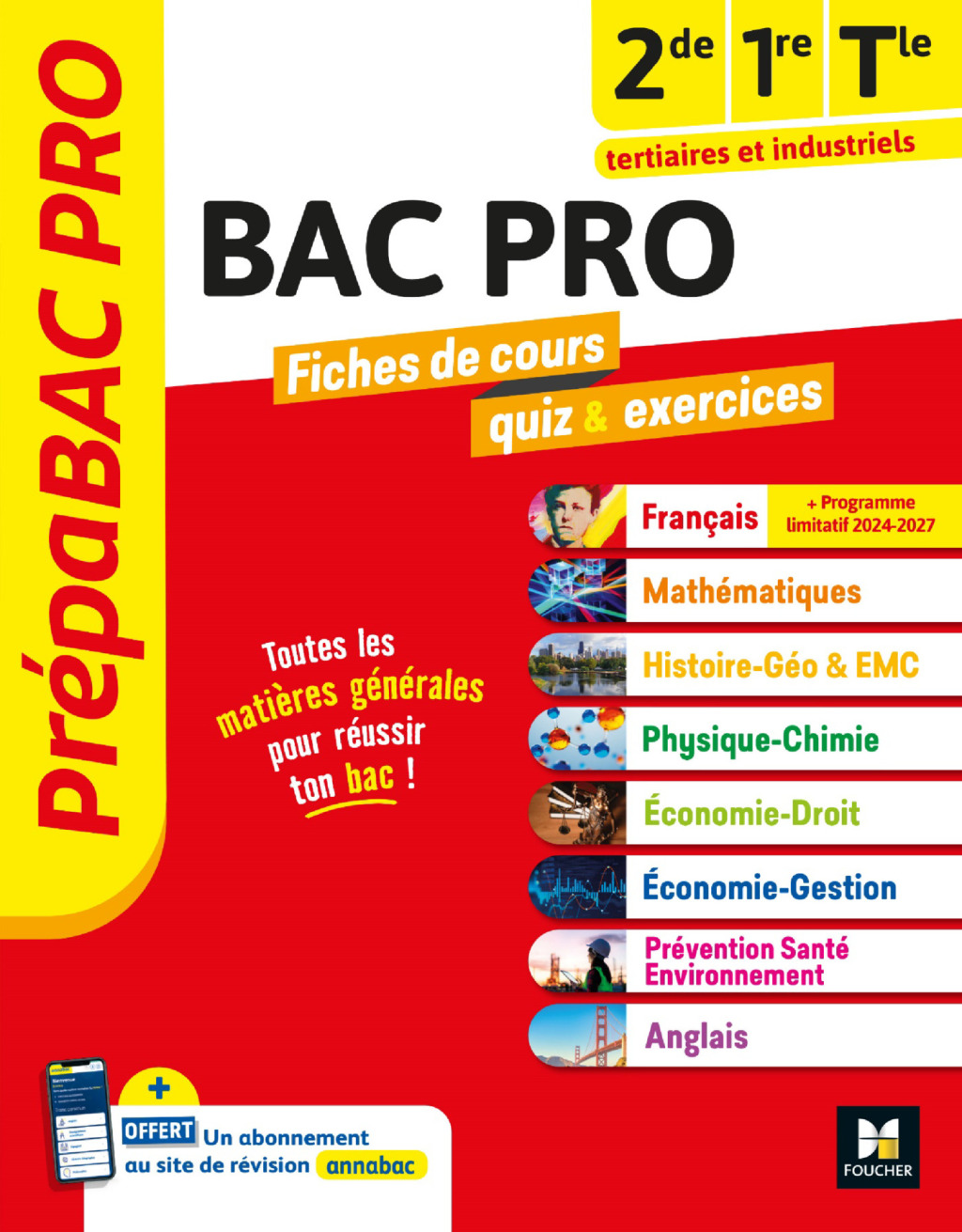 Prépa’BAC pro Tout-en-un-Toutes les matières générales