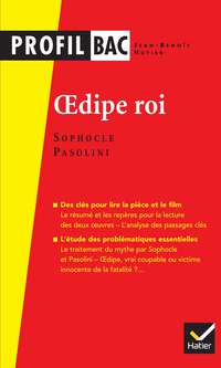 Cover image: Profil - Sophocle/Pasolini, Oedipe roi 9782218969232