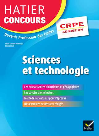 Cover image: Hatier Concours CRPE 2017 - Epreuve orale d'admission - Sciences et technologie 9782218983528